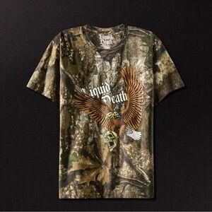 Liquid Death Camouflage Short Sleeve Tee